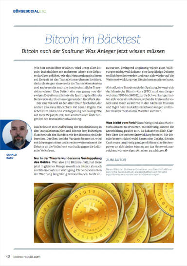 Bitcoin im Bäcktest - Börse Social Magazine #07