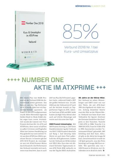 Number One 2018 Verbund ATX Prime