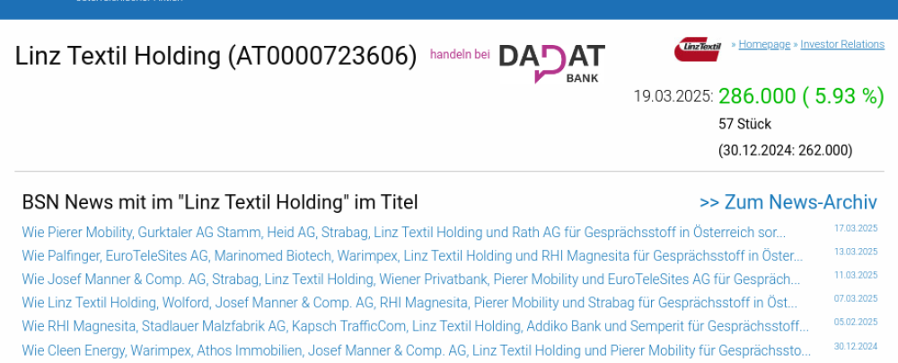 Strabag、Linz Textil Holding、Palfinger、Porr、Wolftank-Adisa、Addiko Bankがオーストリアでの議論の主題をどのように提供したか