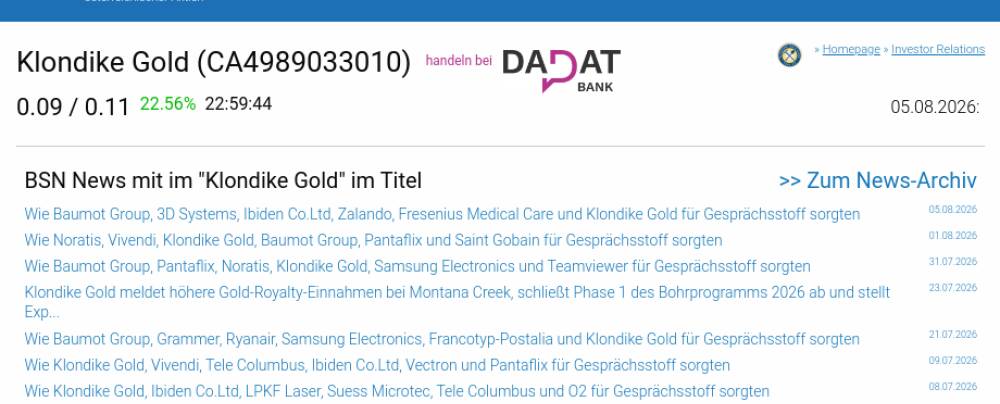 Klondike Gold, Ibiden, Snapchat, and More Stocks Making Headlines This Week - News Directory 3