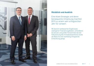 conwert Geschäftsbericht 2015 - Vorstand Wolfgang Beck, Thomas Doll