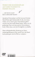 Hinten of book 'Bericht Geschäfts - David Hieatt - Bestim...