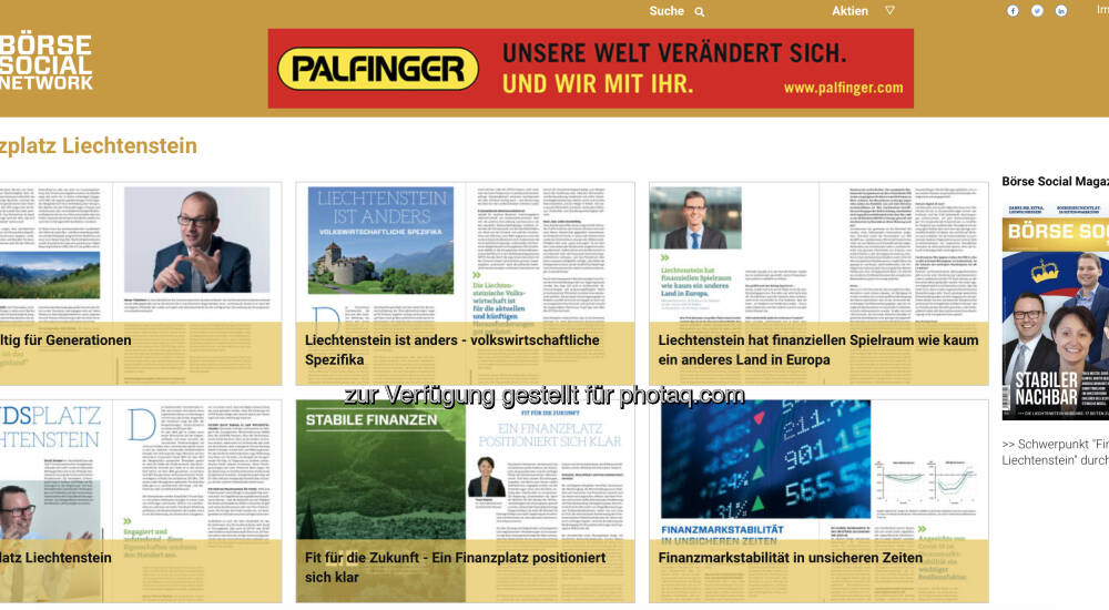 Borse Social Network Bringt Liechtenstein Site Christian Drastil Boerse Social Com