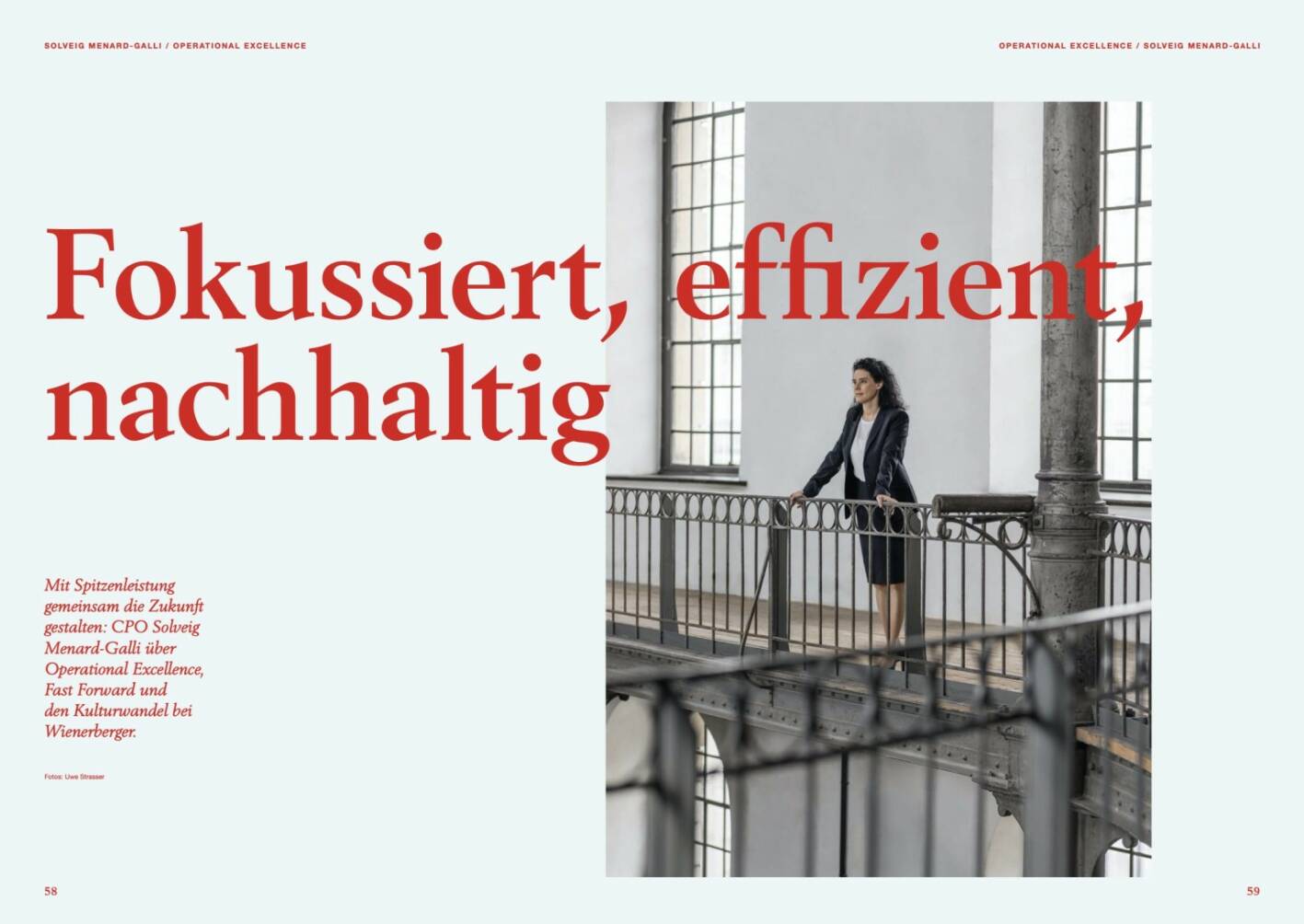 Doppelseite Wienerberger Geschäftsbericht 2019