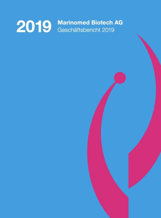 Vorderseite Marinomed Geschäftsbericht 2019