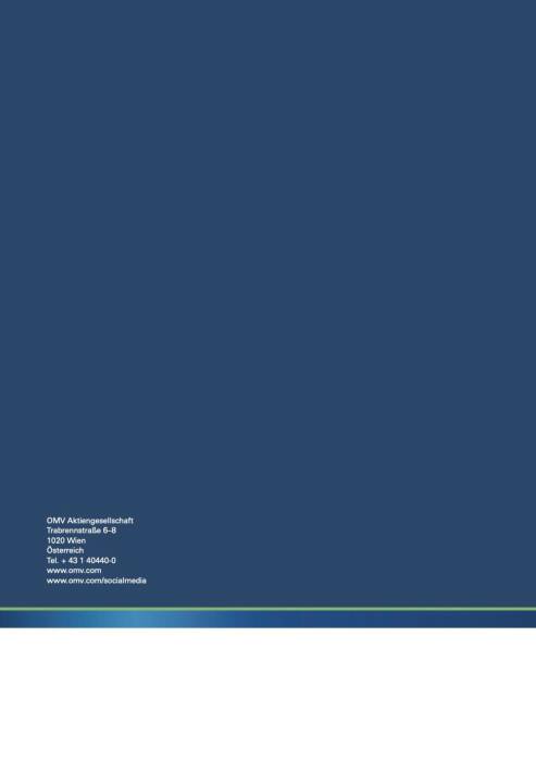 Rückseite OMV Geschäftsbericht 2019