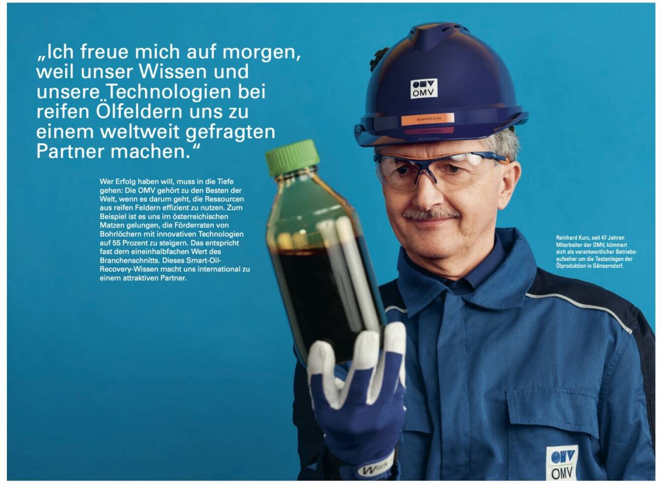 Doppelseite OMV Geschäftsbericht 2019