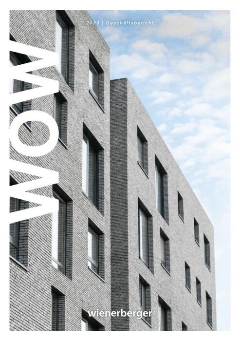 Vorderseite Wienerberger Geschäftsbericht 2020