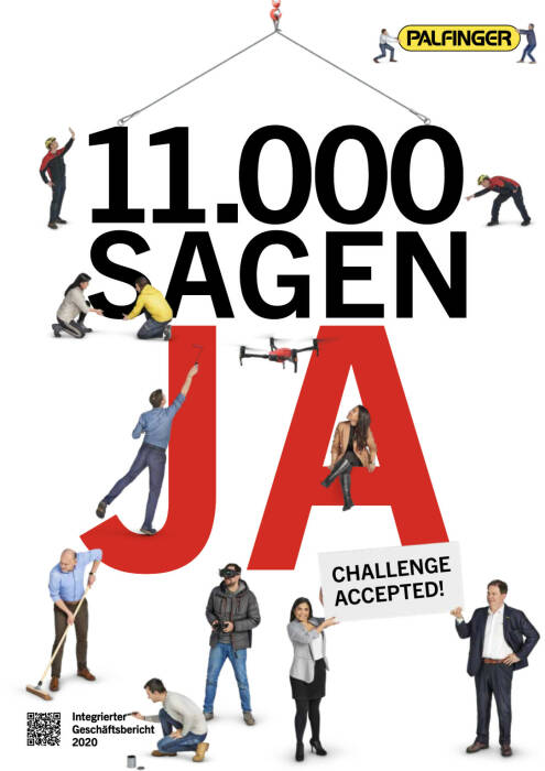 Vorderseite Palfinger Geschäftsbericht 2020