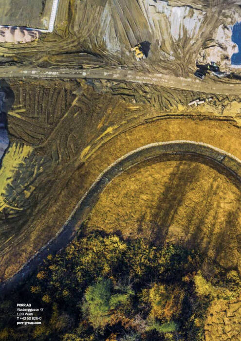 Rückseite Porr Geschäftsbericht 2020