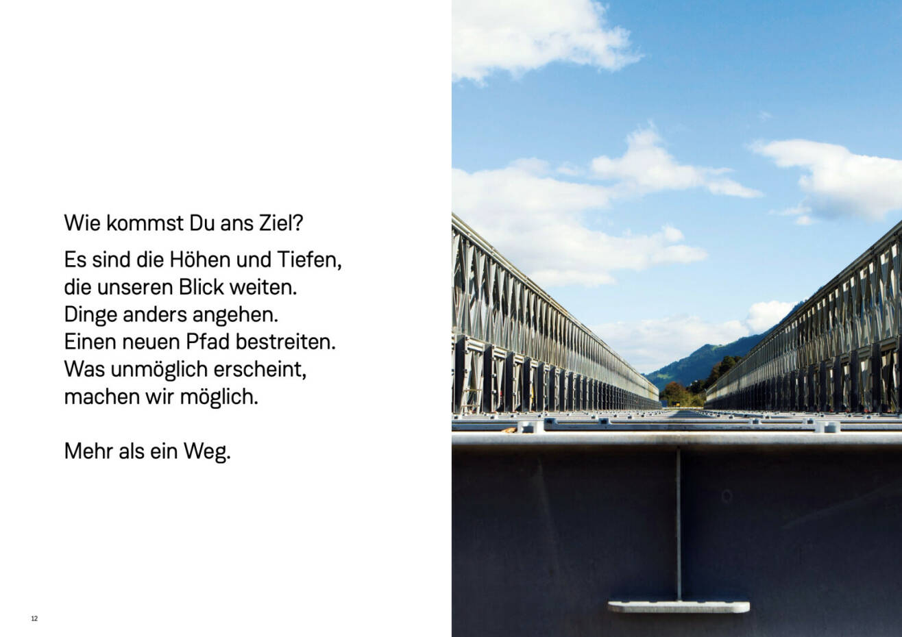 Doppelseite Porr Geschäftsbericht 2020