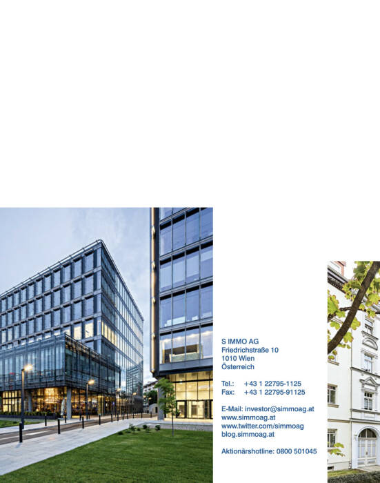 Rückseite S Immo Geschäftsbericht 2020
