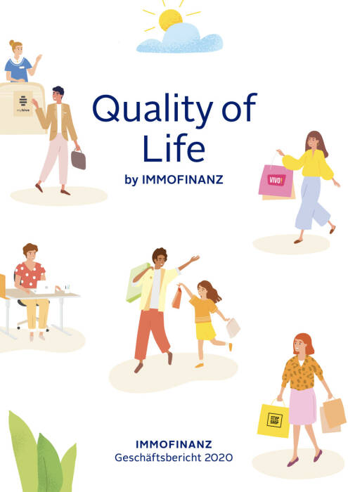 Vorderseite Immofinanz Geschäftsbericht 2020