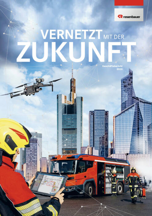 Vorderseite Rosenbauer Geschäftsbericht 2020