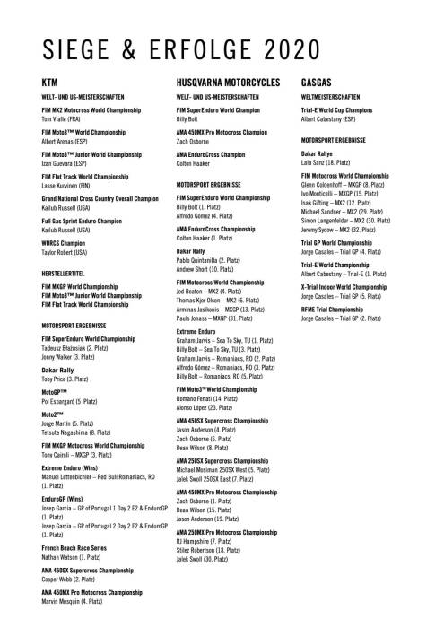 Rückseite Pierer Mobility Geschäftsbericht 2020