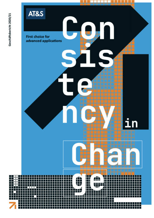 Vorderseite AT&S Geschäftsbericht 2020