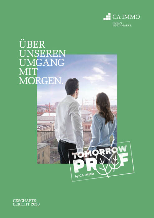 Vorderseite CA Immo Geschäftsbericht 2020