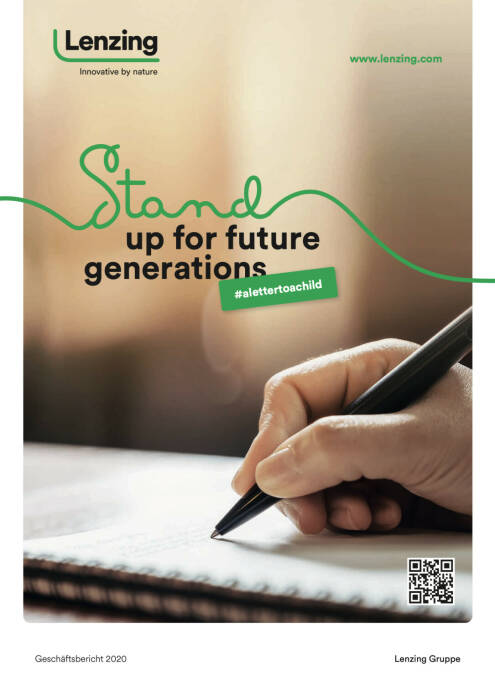 Vorderseite Lenzing Geschäftsbericht 2020