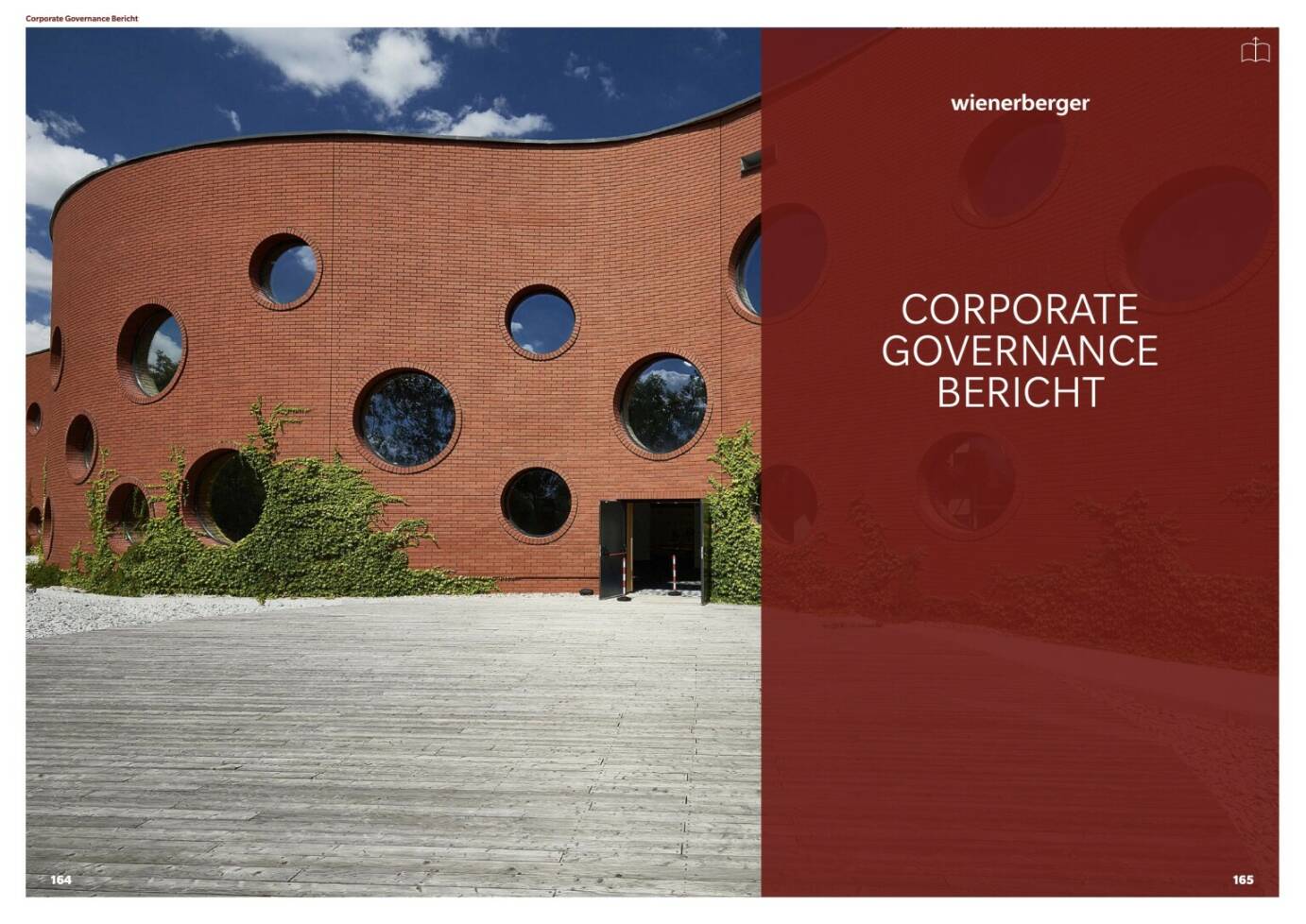 Doppelseite Wienerberger Geschäftsbericht 2021
