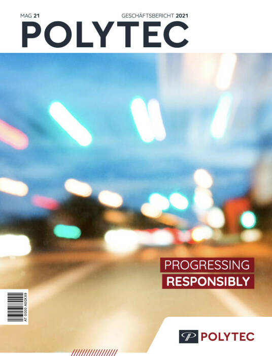Vorderseite Polytec Geschäftsbericht 2021