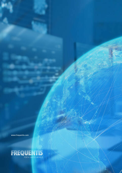 Rückseite Frequentis Geschäftsbericht 2021