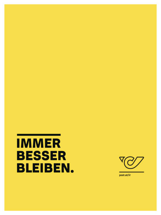 Rückseite Österreichische Post Geschäftsbericht 2021