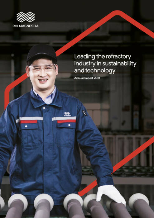 Vorderseite RHI Magnesita Geschäftsbericht 2021
